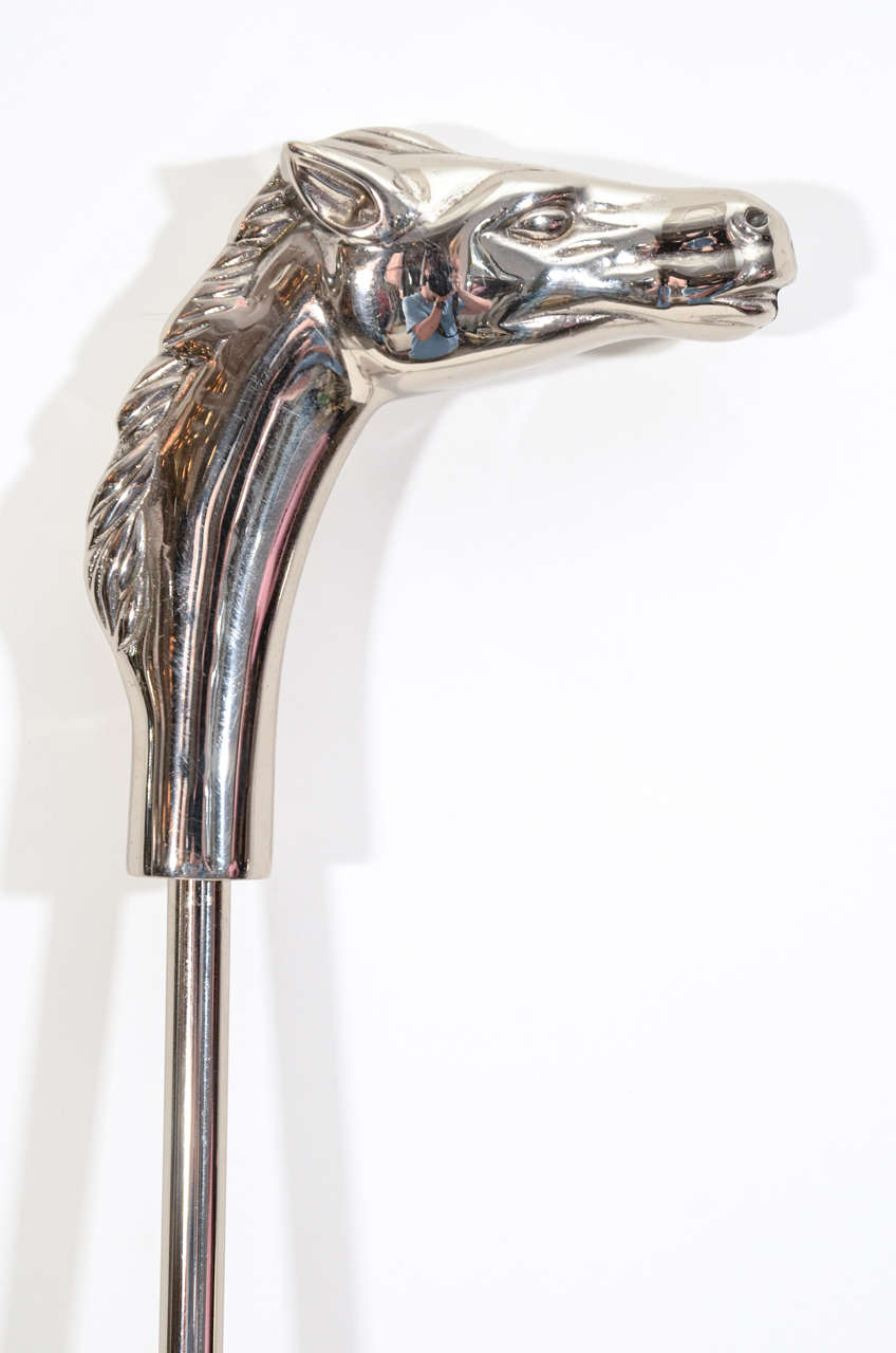 Set of Equestrian Theme Fireplace Tools at 1stDibs