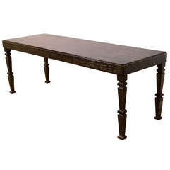 Narrow Forged Steel Low Table