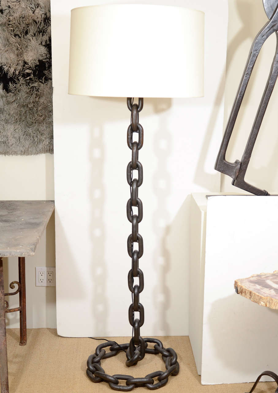 Large Chain Floor Lamp at 1stDibs
