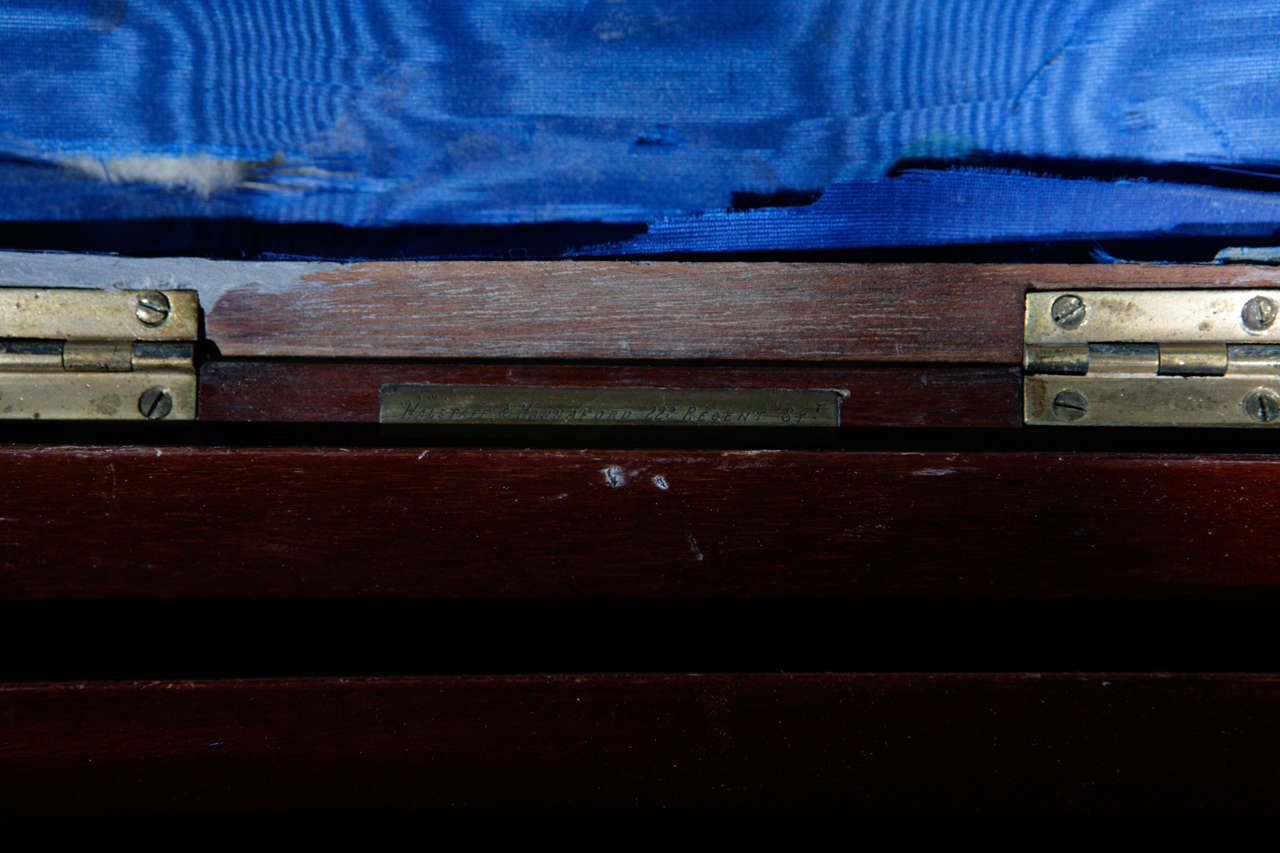 19th Century English Inlaid Letter Box Signed by Maker For Sale 3