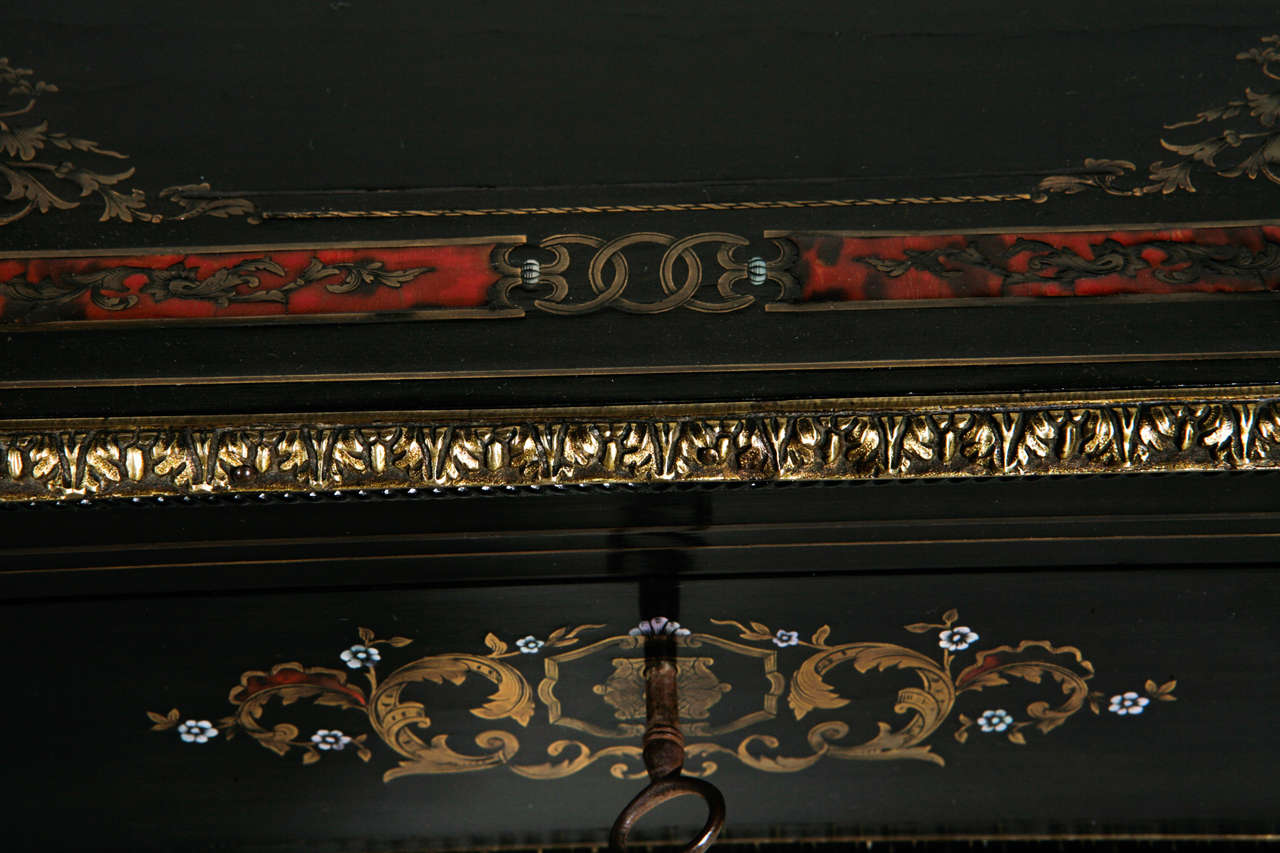 19th Century French Boulle Style Box For Sale 3