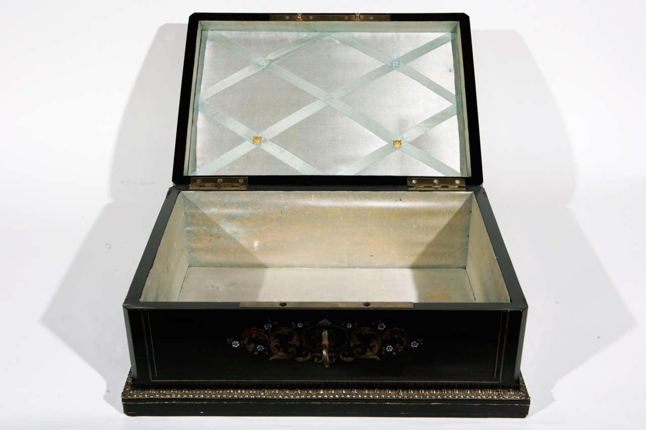 19th Century French Boulle Style Box For Sale 4