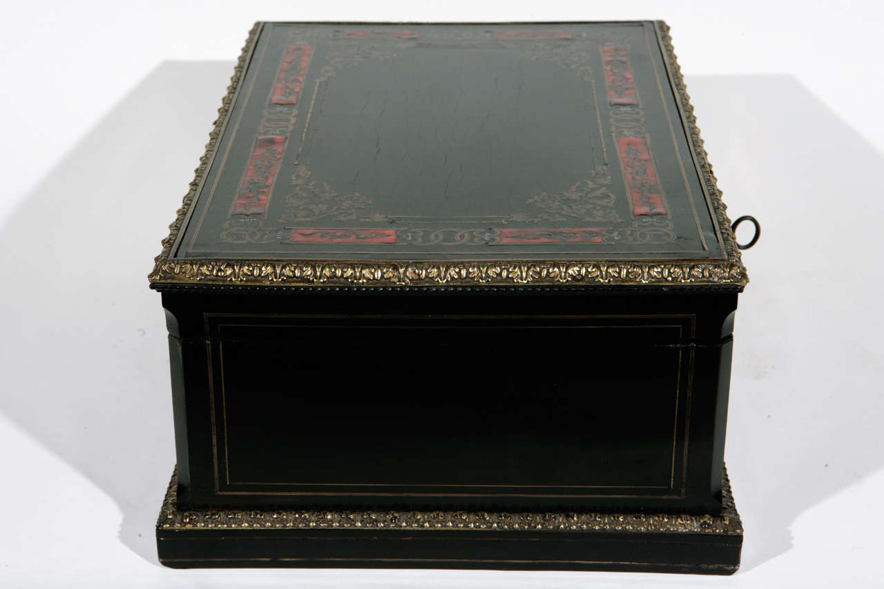 Scatola francese del XIX secolo in stile Boulle in vendita 4
