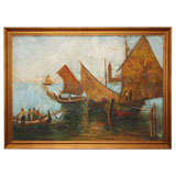 Painting, "Venetian Sailboats"