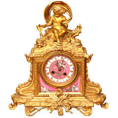 Vincenti & Cie Rose Pompadour Clock