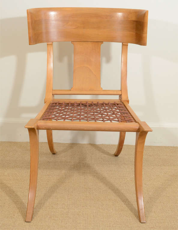 Fine T.H. Robsjohn-Gibbings Klismos Saridis Chair