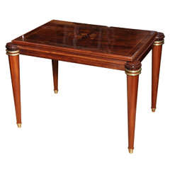 French Art Deco Game Table, 1940's style Leleu