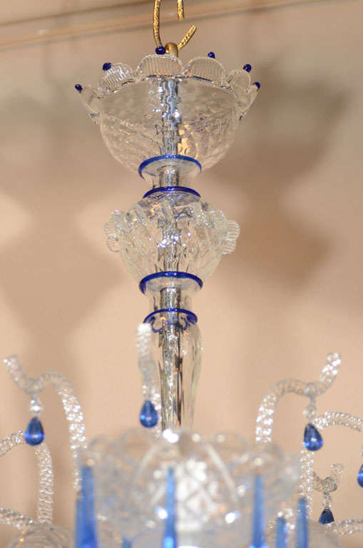 Italian Murano chandelier For Sale