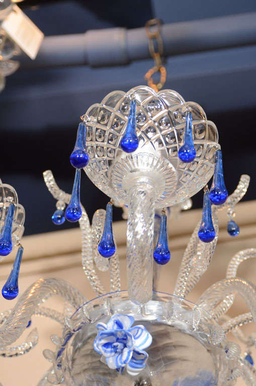Murano chandelier For Sale 3