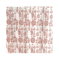 Vintage Hand-screened Print on Silk Textile by Dorothy Harkins