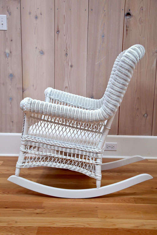 Victorian Wicker Rolled-Arm Chairs 4