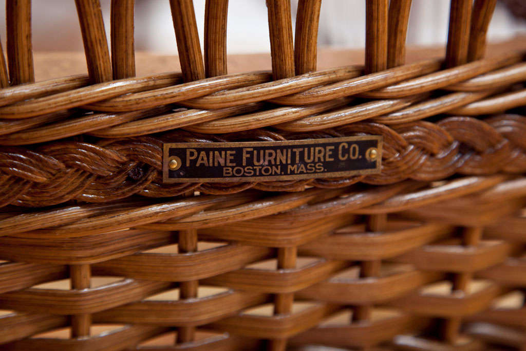 Paine Furniture Co. Wicker Chaise 2
