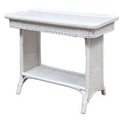 Antique Wicker Table