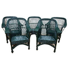 Antique Bar Harbor Wicker Chairs