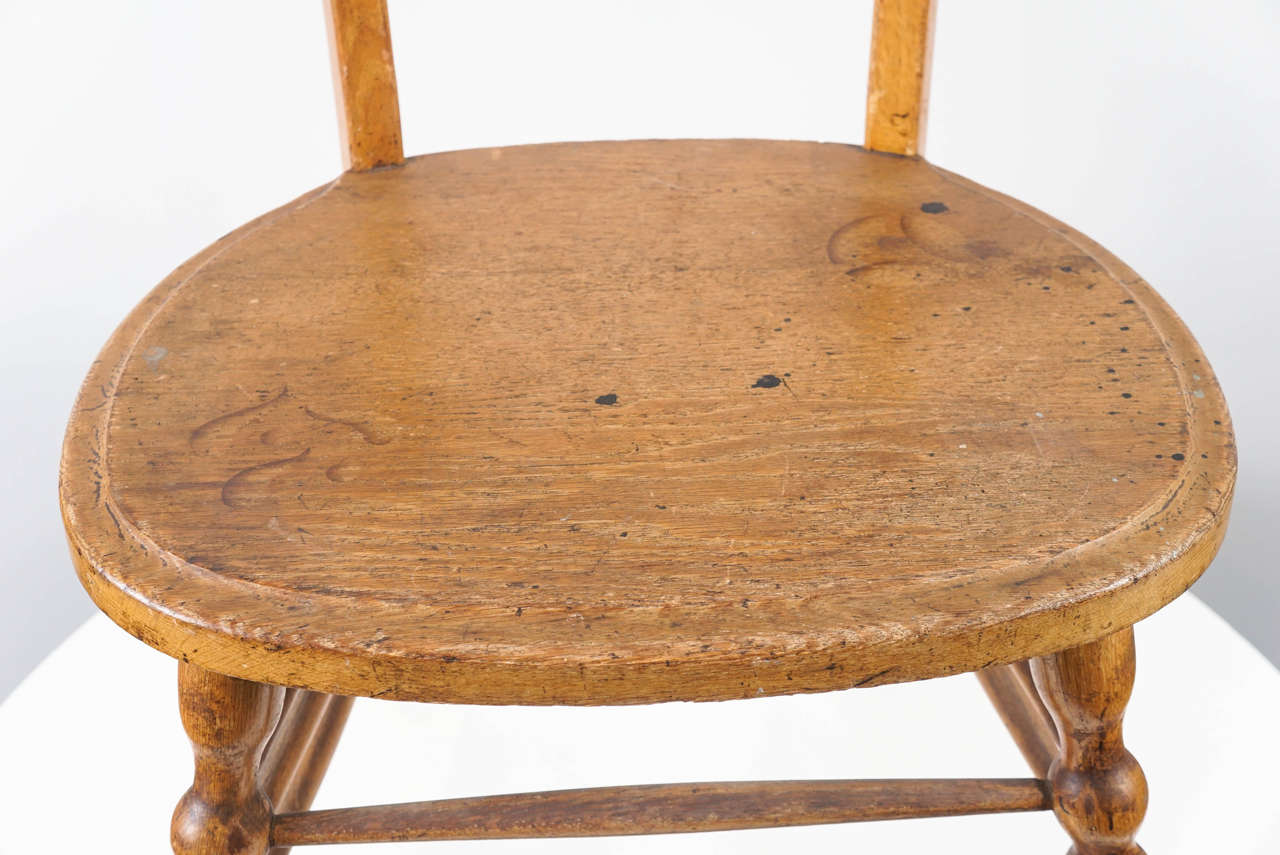 Early 20th Century Interesting Austrian Turn of the Century Ladderback Chair