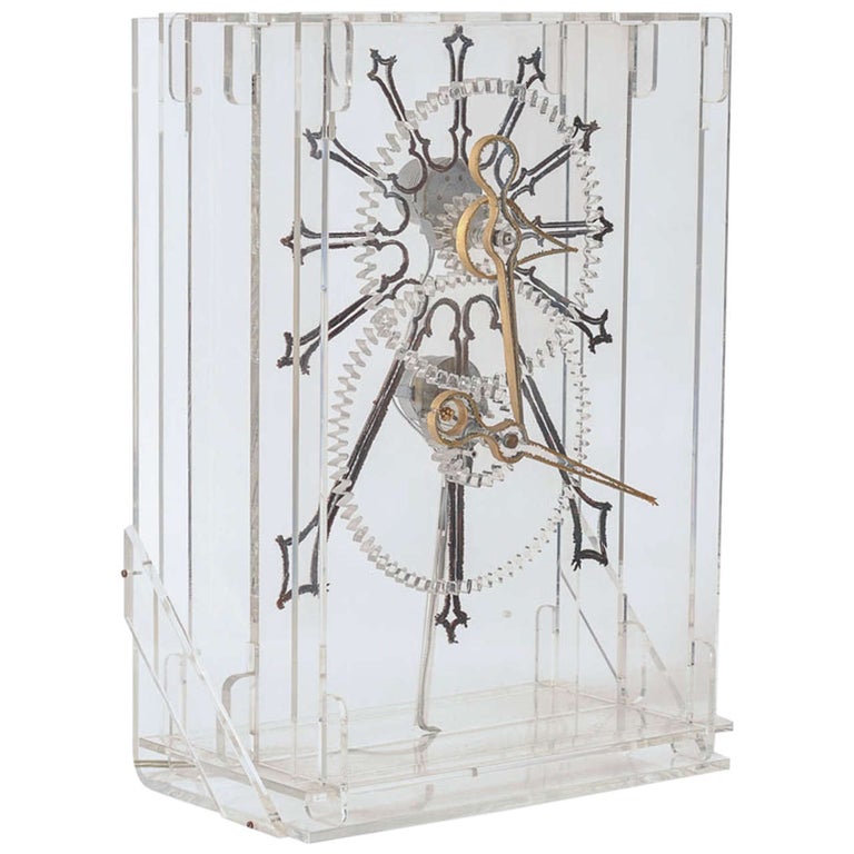 Marvellous Large Scale Clock By Boris Tabacoff For Sale At 1stdibs