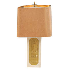 Marble Table Lamp by Georges Mathias