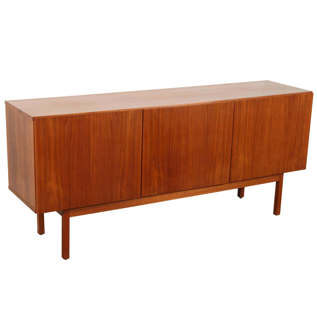 Mid-Century Danish Modern Teak Credenza Clean Lines