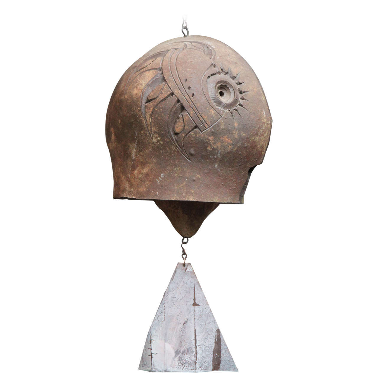 Large Ceramic Bell by Paolo Soleri