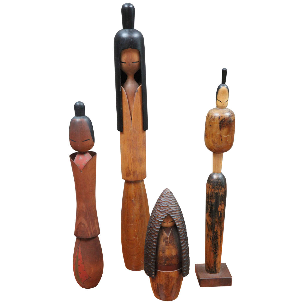 Collection of Rare Japanese Kokeshi Dolls at 1stDibs rare kokeshi