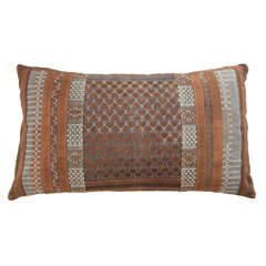 SE Asian Yao Tribal Silk Ribbon Pillow