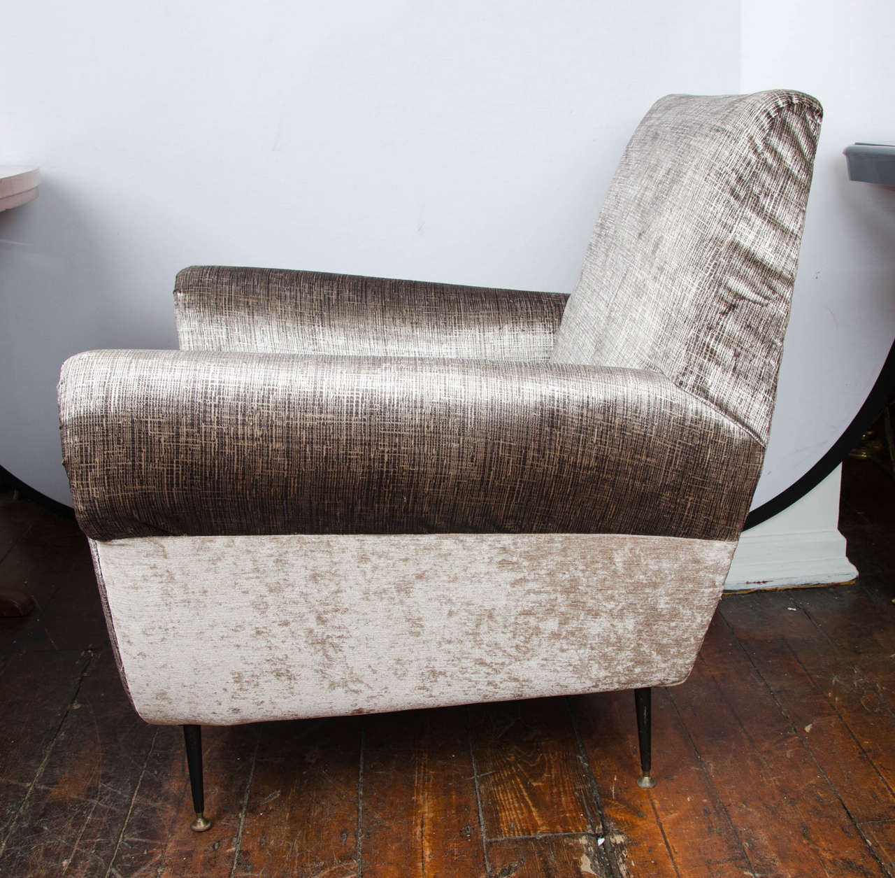 Italian Pair of 1950s Armchairs by Gigi Radice In Excellent Condition In London, GB