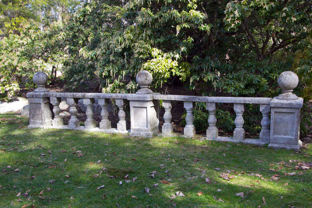 English Weathered and Lichened Balustrade Sections