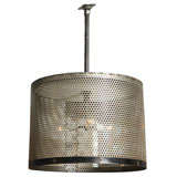 Large Industrial Drum Chandelier