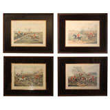 4 Henry Thomas Alken framed hunting prints