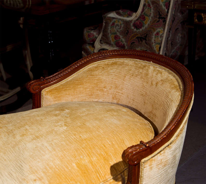 Mid-20th Century French Louis XVI Style Chair Duchesse Brisee