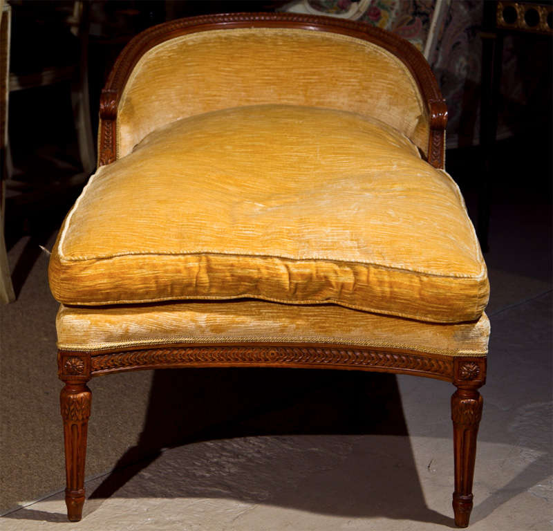 French Louis XVI Style Chair Duchesse Brisee 4