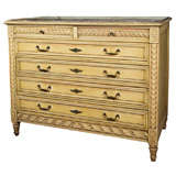 French Louis XVI Style Commode Stamped Jansen