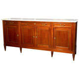 French Directoire Style Mahogany Sideboard by Jansen