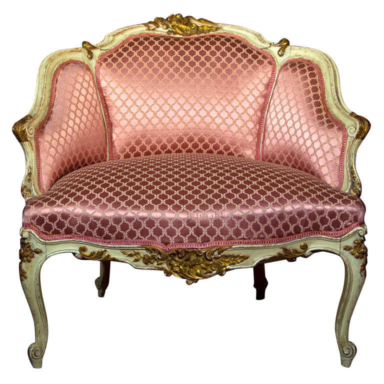 French Louis XV Style Lady's Chair
