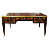 Chinoiserie Leather Top Desk by Maison Jansen