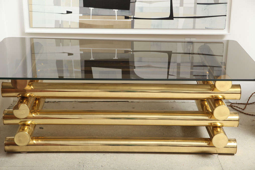 Italian WILLY RIZZO (ATTR) COFFEE TABLE