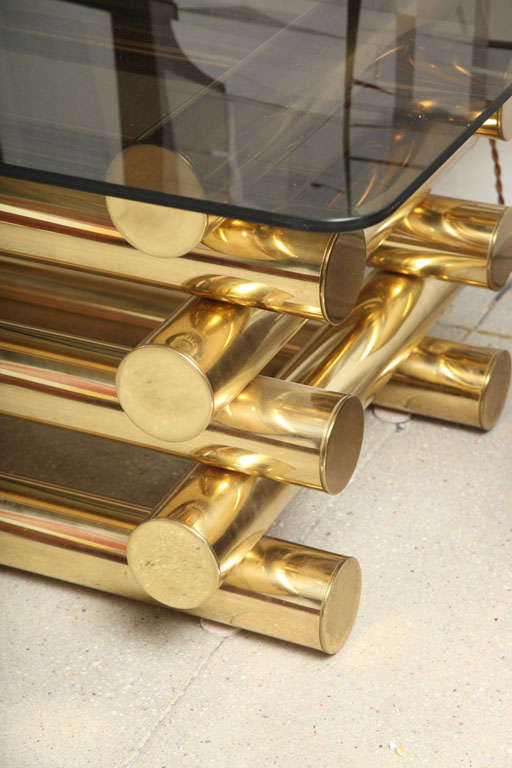 20th Century WILLY RIZZO (ATTR) COFFEE TABLE