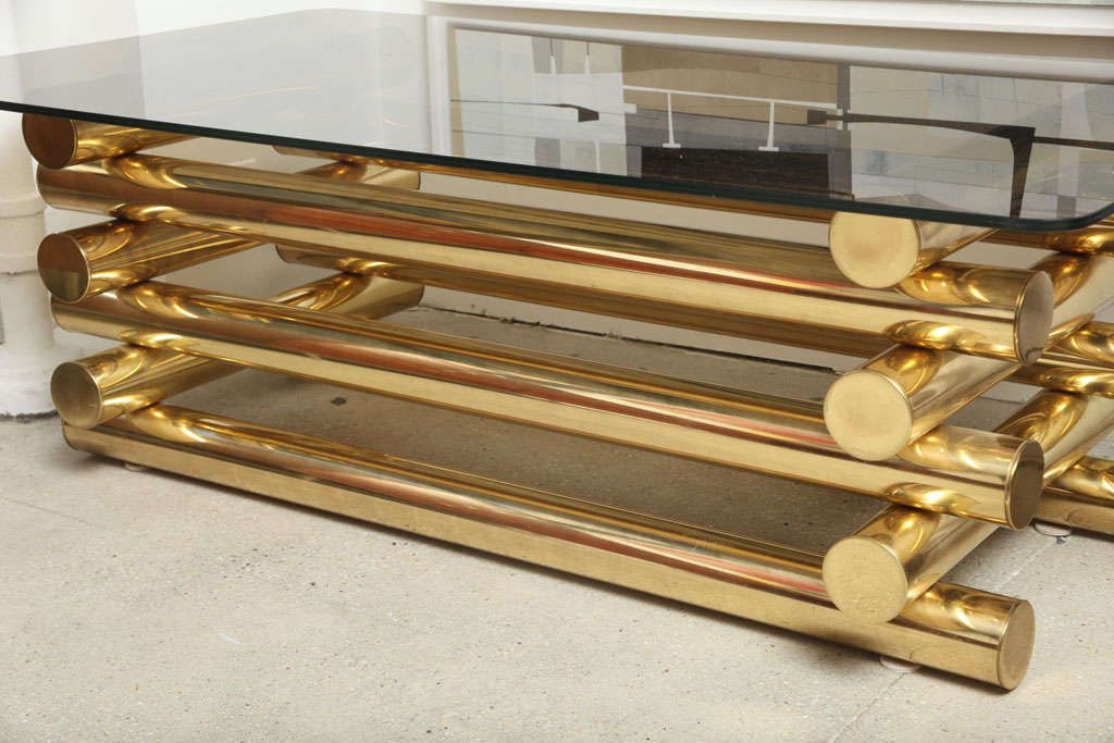 Metal WILLY RIZZO (ATTR) COFFEE TABLE
