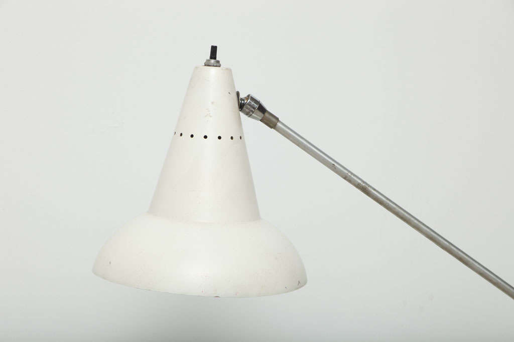 Mid-Century Modern Gilbert Waltrous Heifetz Table Lamp, circa 1950s For Sale