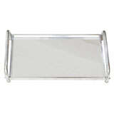 French Chrome and Mirrored Tray