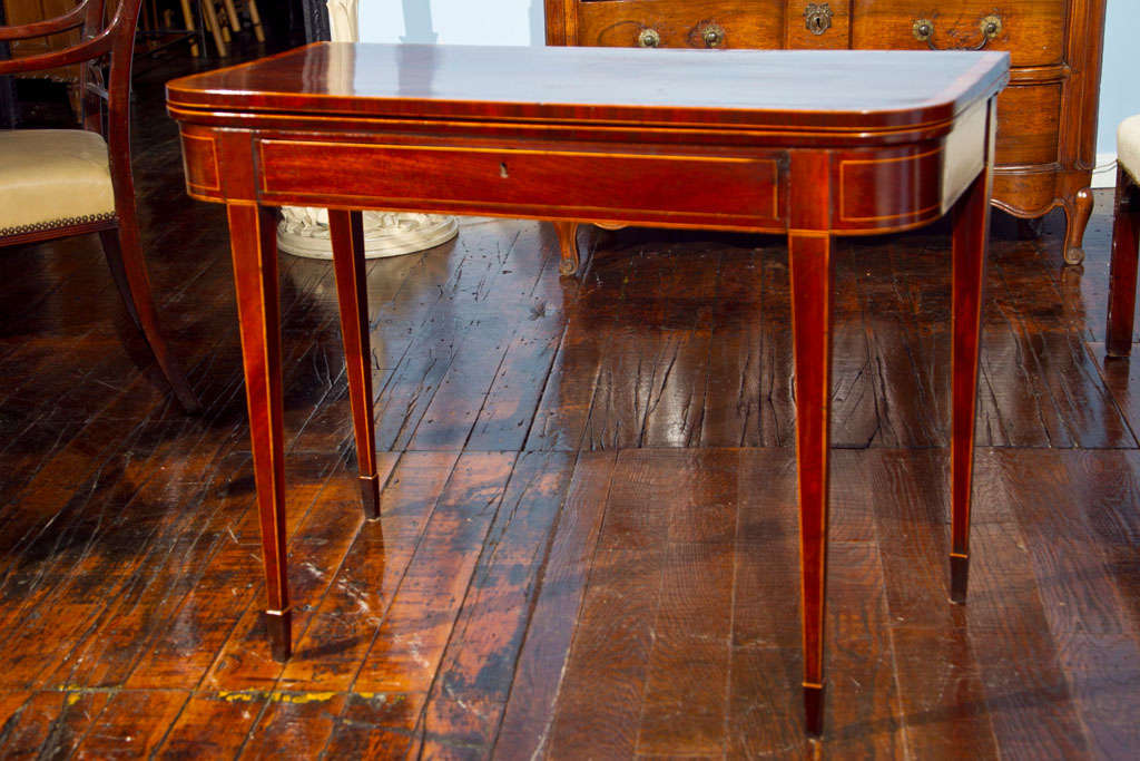 George III Card Table/ Tea Table