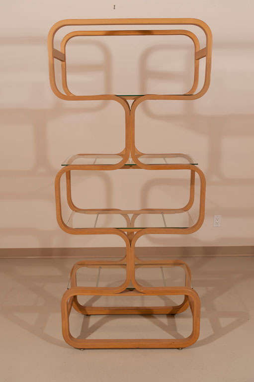 American 1960's bentwood etagere For Sale