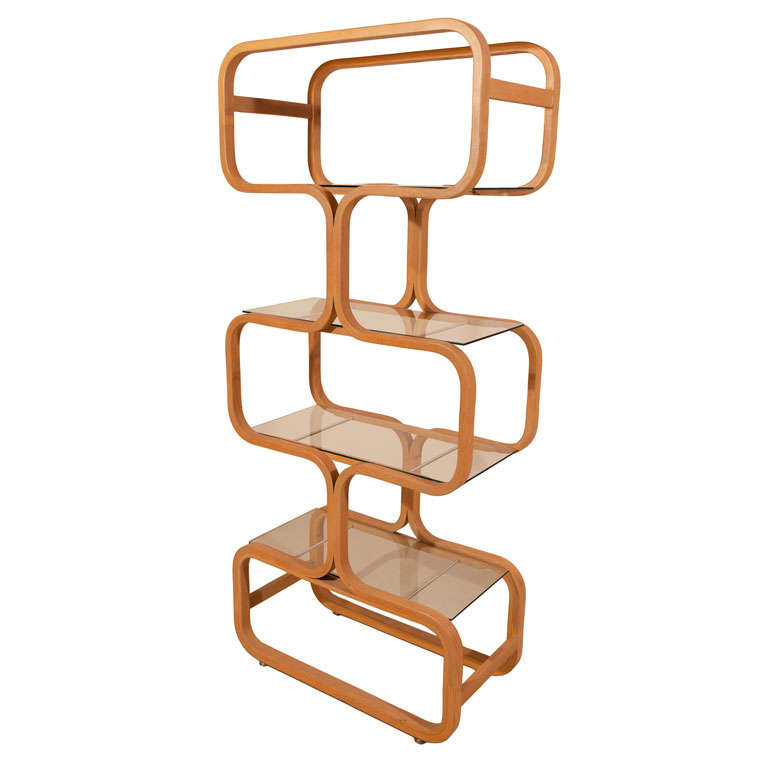1960's bentwood etagere For Sale