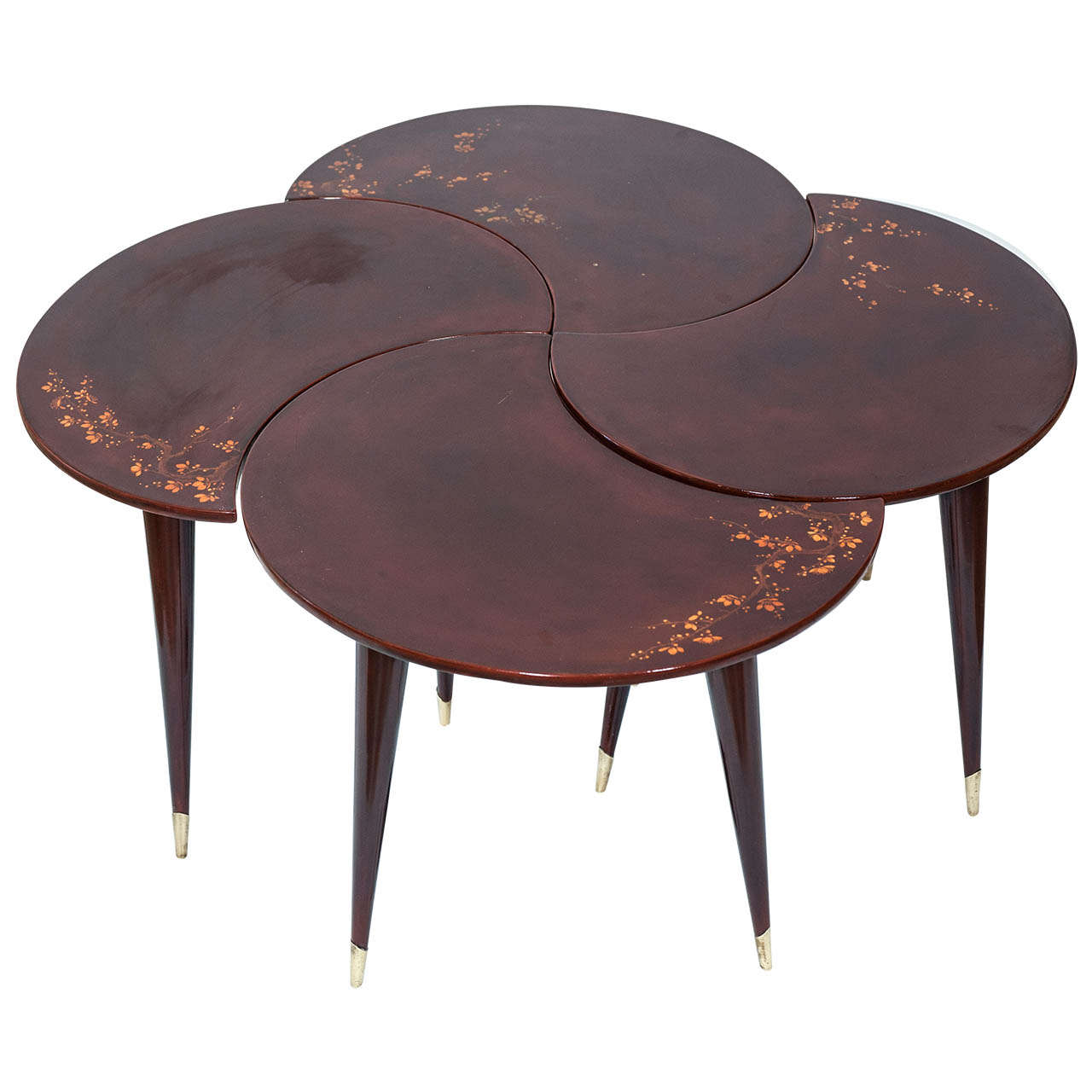 Lacquered Chinoiserie Cocktail Table