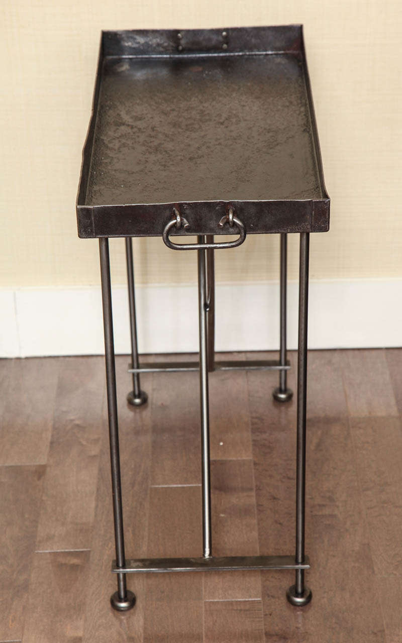 Pair of Steel Tray Tables 4