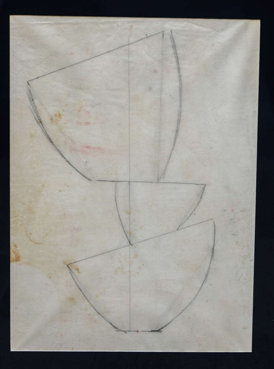 Jean Hans Arp, Pencil Drawing In Good Condition For Sale In Paris, FR