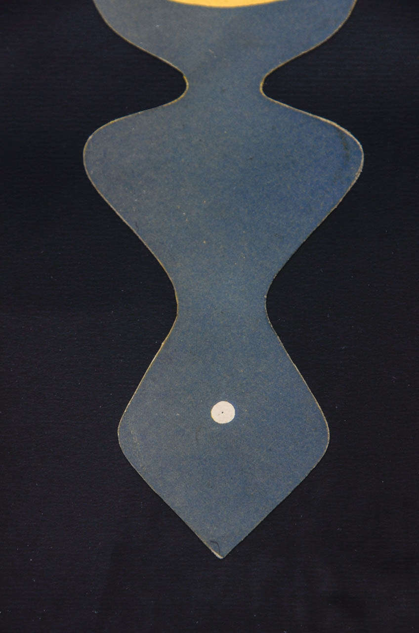 Mid-20th Century Jean Hans Arp, Doll-Shaped Paper cut out