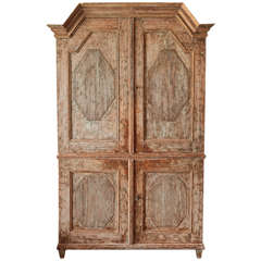 Large Baroque Armoire, Sweden 18th Century