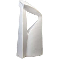 White Marble Sculpture by Bertrand Créac'h