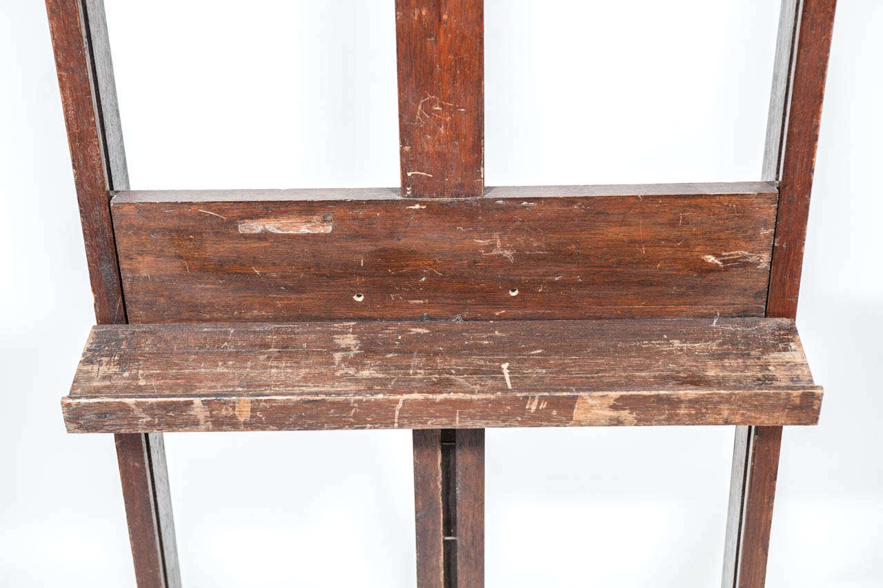 French 20th Century Adjustable Artist's  Easel, France  c.1910 For Sale